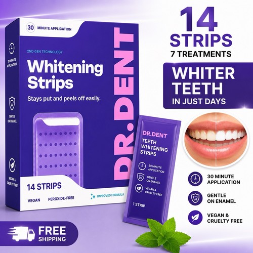 Dent teeth whitening strips - dr,