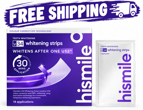 Hismile v34 whitening strips - hismile,