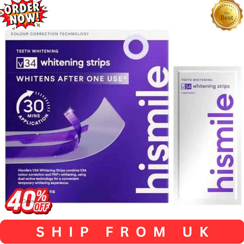 Hismile v34 whitening strips - hismile,