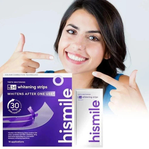 Hismile v34 whitening strips - hismile,