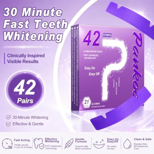 Purple teeth whitening - purple,