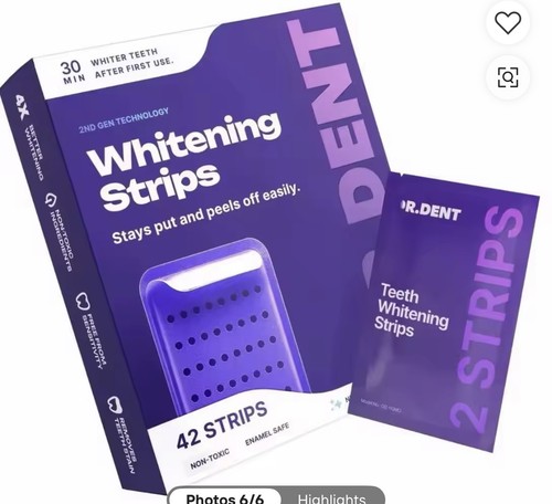 Dent teeth whitening - teeth, strips