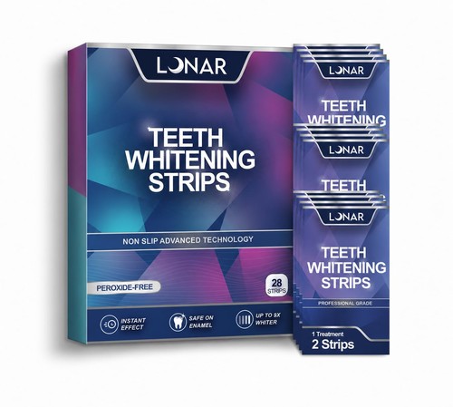 Lunar teeth whitening strips - lunar,