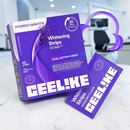 Teeth whitening strips dual - teeth,