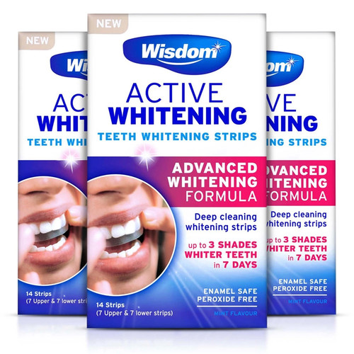 Wisdom teeth whitening - teeth, strips