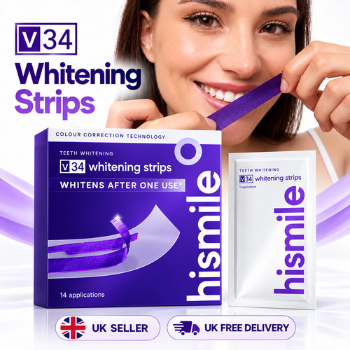 Hismile v34 whitening strips - whitening,