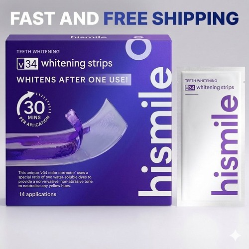 Hismile v34 whitening strips - hismile,